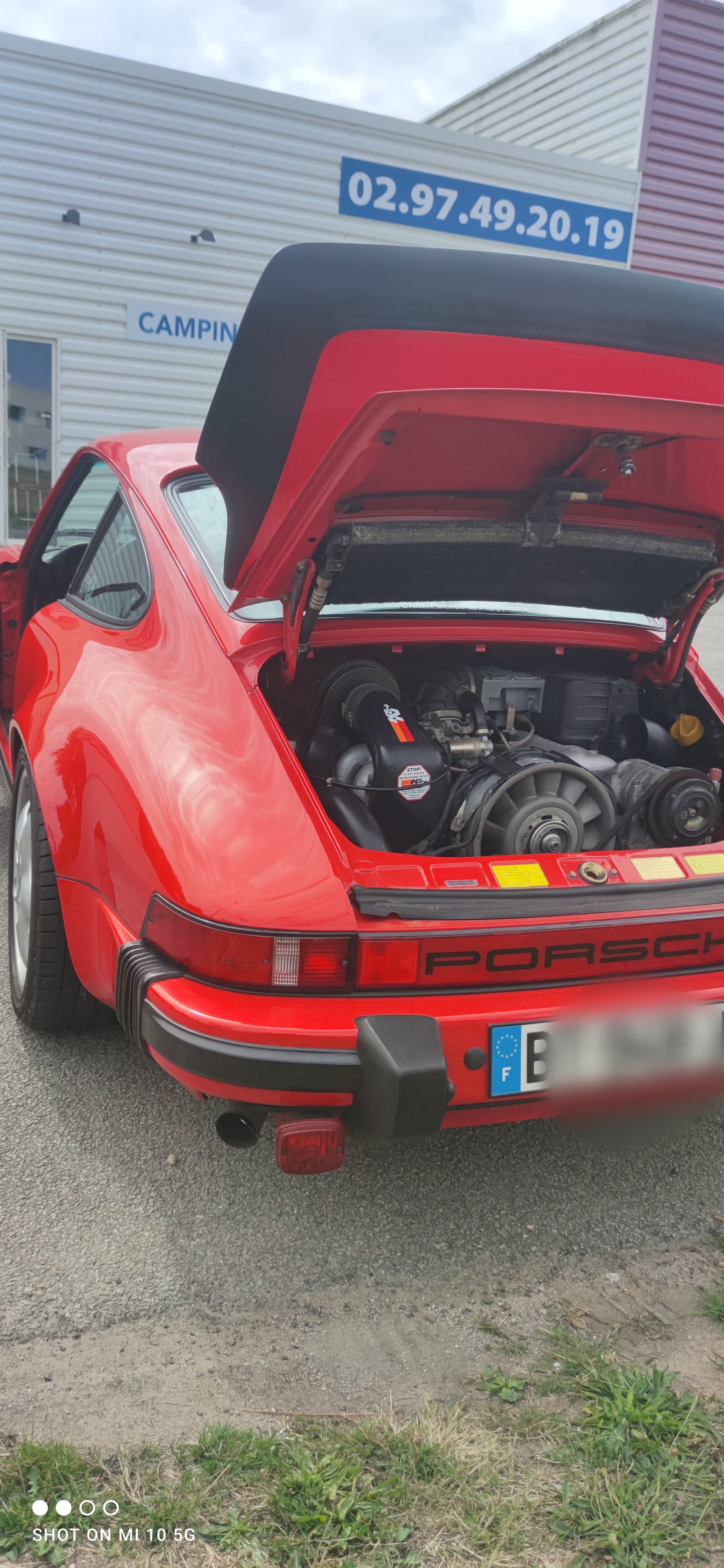 Détail arrière gauche Porsche classique